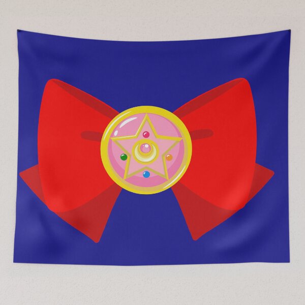 Item preview, bow and star brooch, sailor moon designed and sold by yessebel.