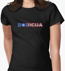 Boricua Star Women's Fitted T-Shirt