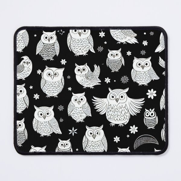 Item preview, Cute Owls - Seamless Pattern designed and sold by MtWoodsonSales.