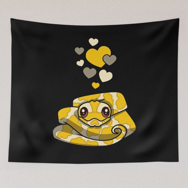 Item preview, Albino Boa Constrictor With Hearts designed and sold by eternallygifted.
