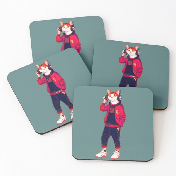 Item preview, Hipster Cat V51 designed and sold by HipsterAnimals.