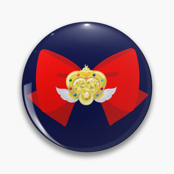 Item preview,  golden heart bow and brooch, sailor moon designed and sold by yessebel.