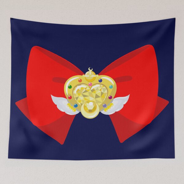 Item preview,  golden heart bow and brooch, sailor moon designed and sold by yessebel.
