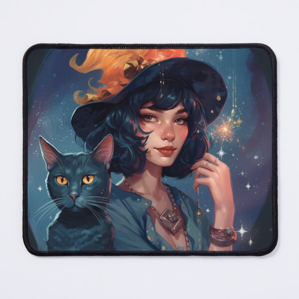 Item preview, Witch and her Familiar designed and sold by Solace Sparkles.