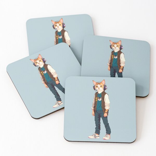 Item preview, Hipster Cat V53 designed and sold by HipsterAnimals.