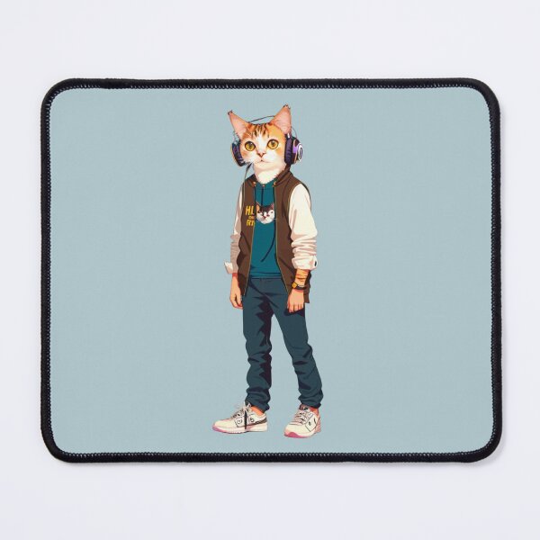 Item preview, Hipster Cat V53 designed and sold by HipsterAnimals.