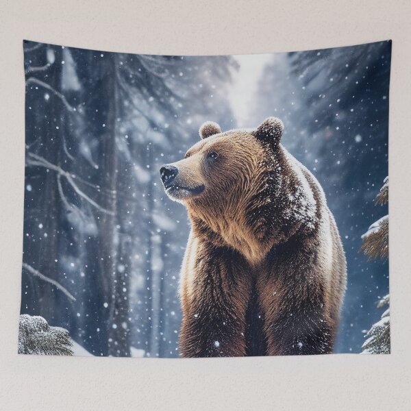 Aperçu de l'œuvre Winter Bear créée et vendue par DigitizedArt.