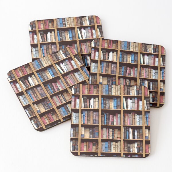 Item preview, Library Books Repeating Patter designed and sold by FlippinTurtles.