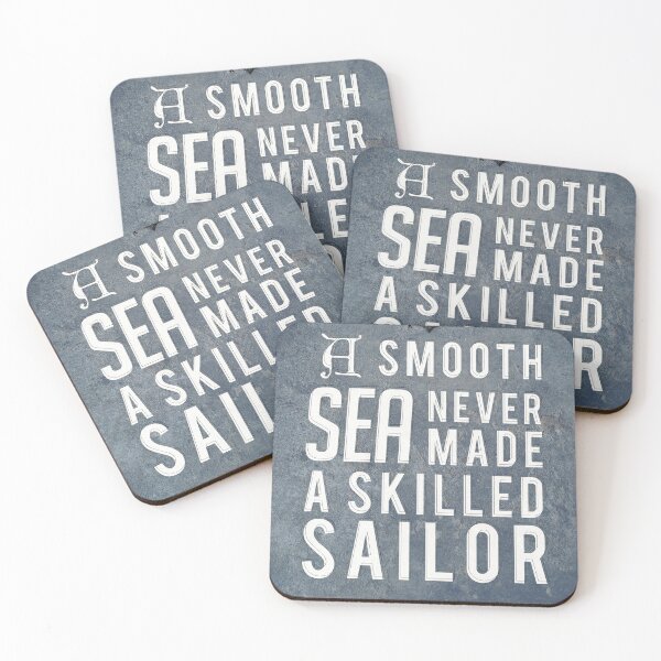 Item preview, A Smooth Sea Never Made a Skilled Sailor  designed and sold by Truthseekmedia.