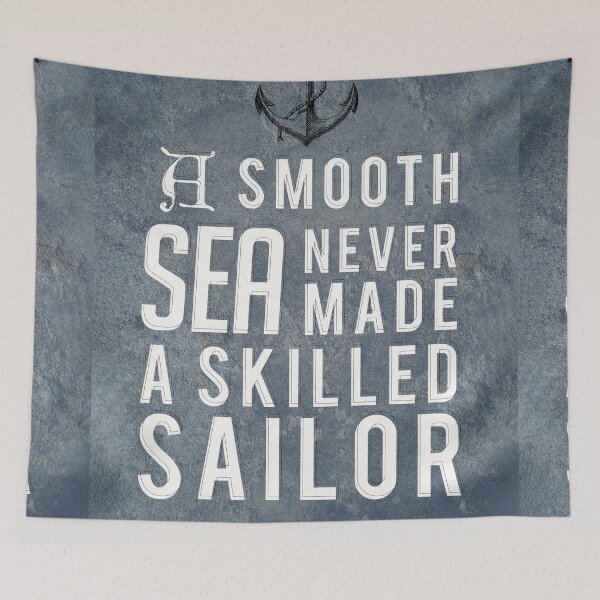 Item preview, A Smooth Sea Never Made a Skilled Sailor  designed and sold by Truthseekmedia.