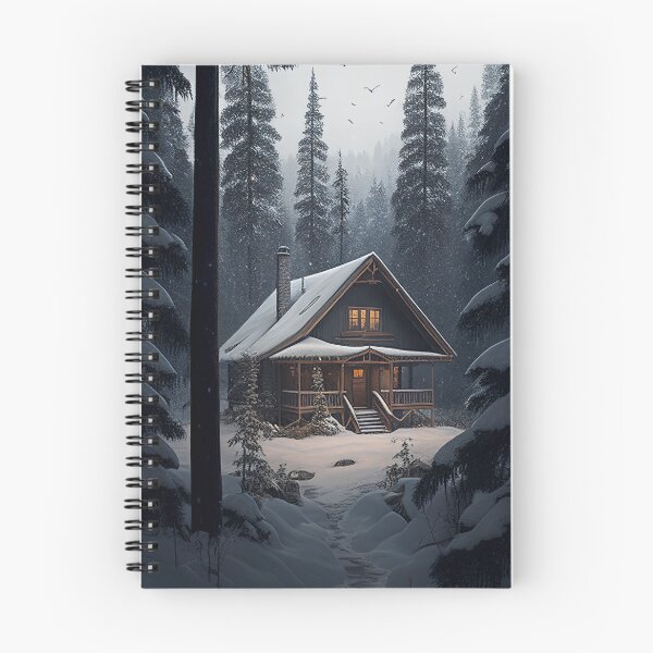 Aperçu de l'œuvre Winter Cabin créée et vendue par DigitizedArt.