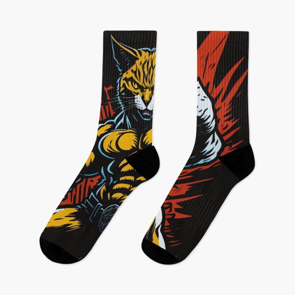 Item preview, Fighter Cat: Fierce Feline Ready to Take on Anything! designed and sold by Diegos-.
