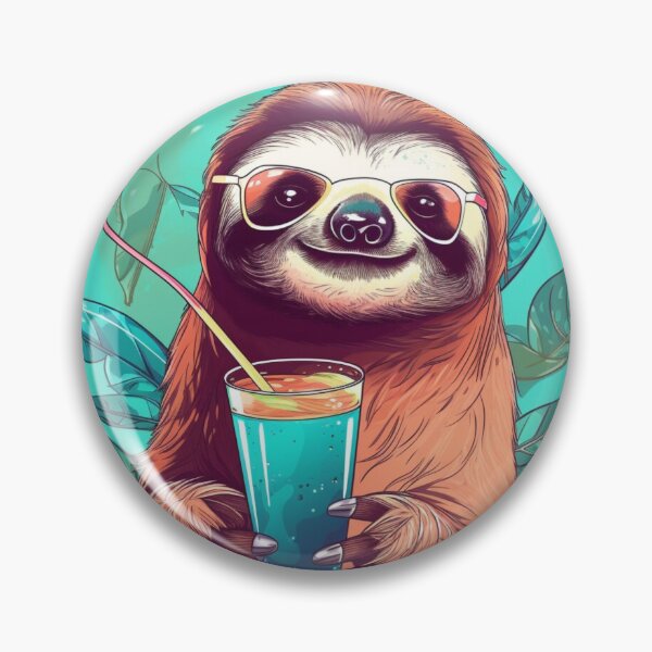 Item preview, Sloth Work to Live, A Sloth Vibe  designed and sold by RoseRock25.