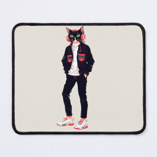 Item preview, Hipster Cat V55 designed and sold by HipsterAnimals.