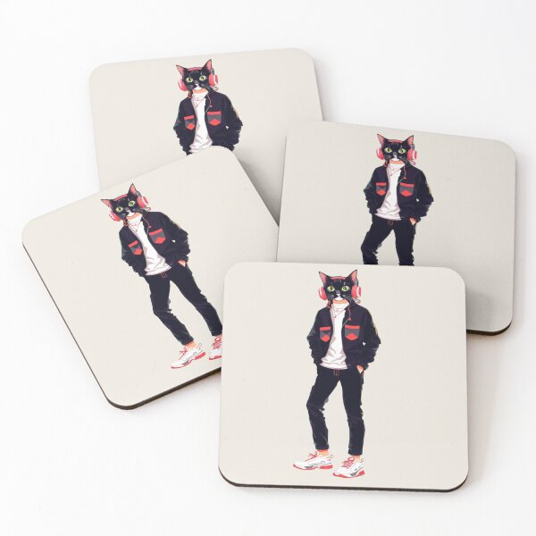Item preview, Hipster Cat V55 designed and sold by HipsterAnimals.
