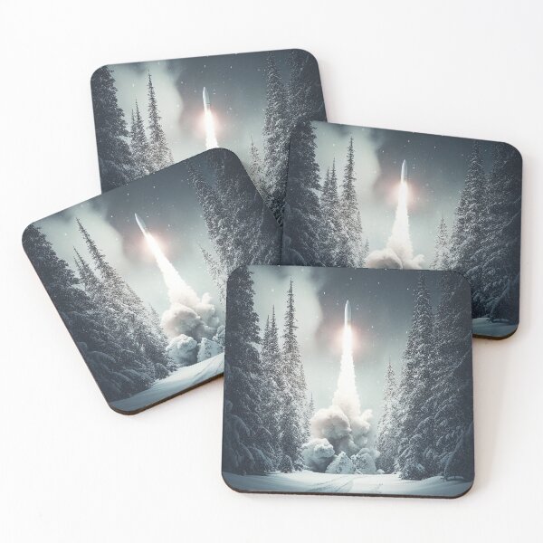 Item preview, Winter Missile Launch designed and sold by DigitizedArt.