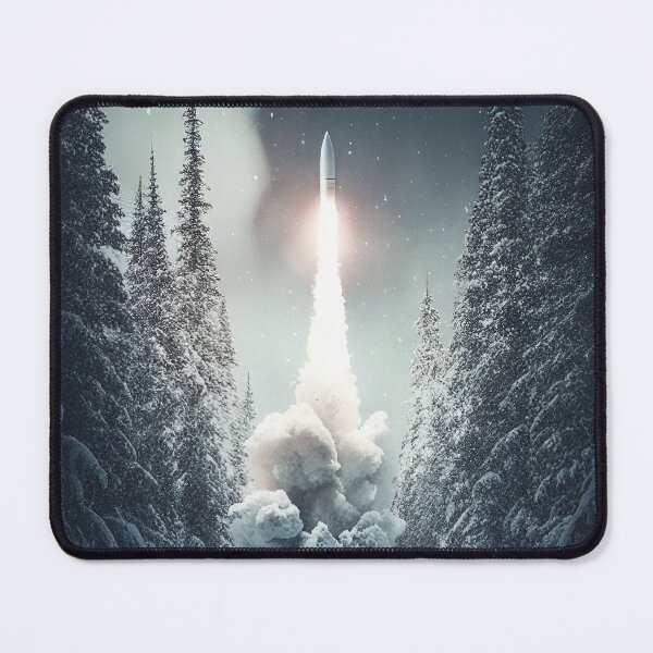 Item preview, Winter Missile Launch designed and sold by DigitizedArt.