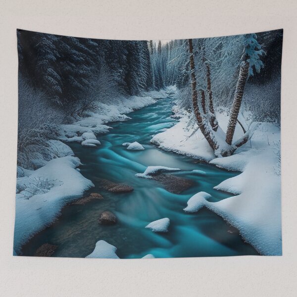 Item preview, Winter River designed and sold by DigitizedArt.