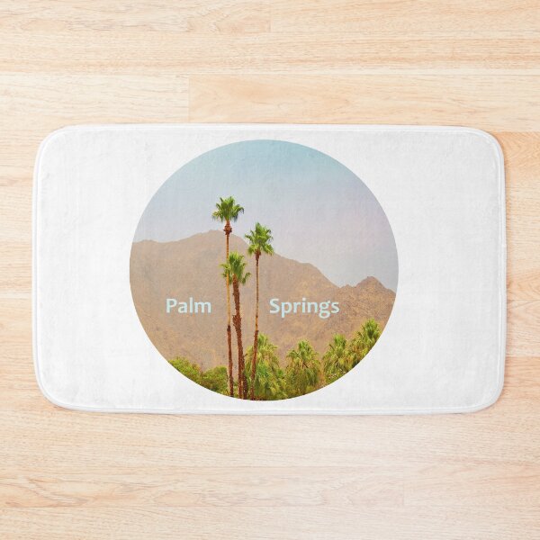 Item preview, Palm Springs Desert Mountains and Palm Trees Landscape, California designed and sold by Star58.