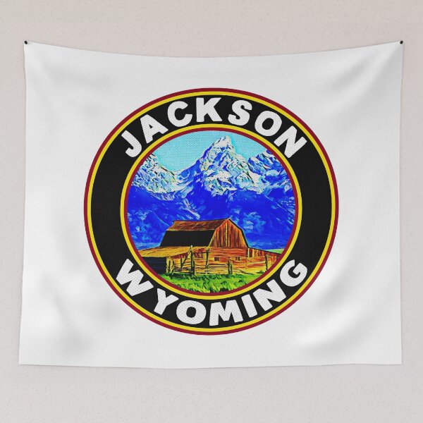 Artikelvorschau, Jackson Hole Wyoming Grand-Teton-Nationalpark WY Tetons entworfen und verkauft von DESTINATIONS DECAL.