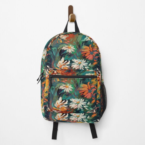 Item preview, Van Gogh-Inspired Daisies Pattern - Flowy and Visible Strokes with a Touch of Vibrancy designed and sold by TopArtsy.