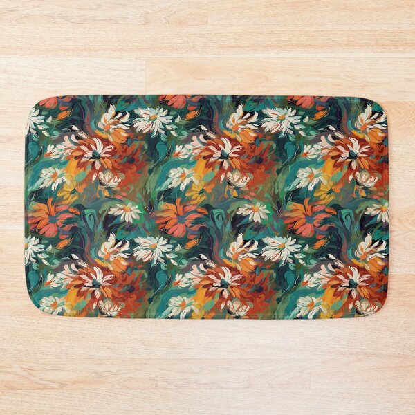 Item preview, Van Gogh-Inspired Daisies Pattern - Flowy and Visible Strokes with a Touch of Vibrancy designed and sold by TopArtsy.