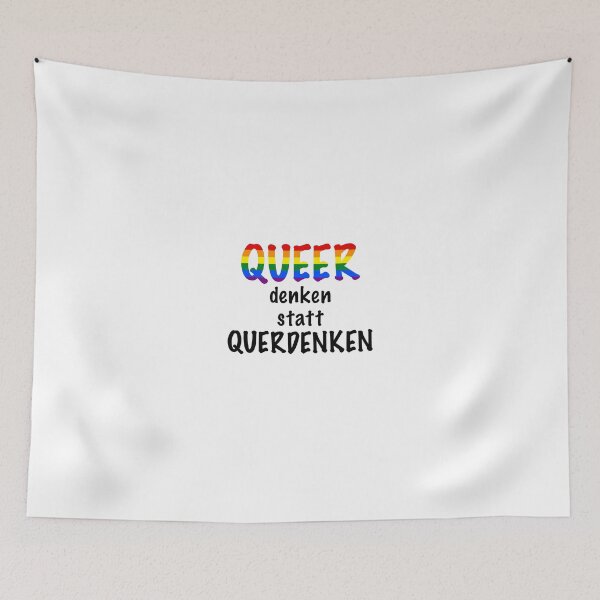 Item preview, Queer thinking instead of lateral thinking (black) designed and sold by SIMRAN-Design.