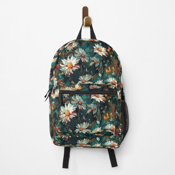 Item preview, Van Gogh-Inspired Daisies Pattern - Expressive Brushstrokes and Splashes of Paint designed and sold by TopArtsy.