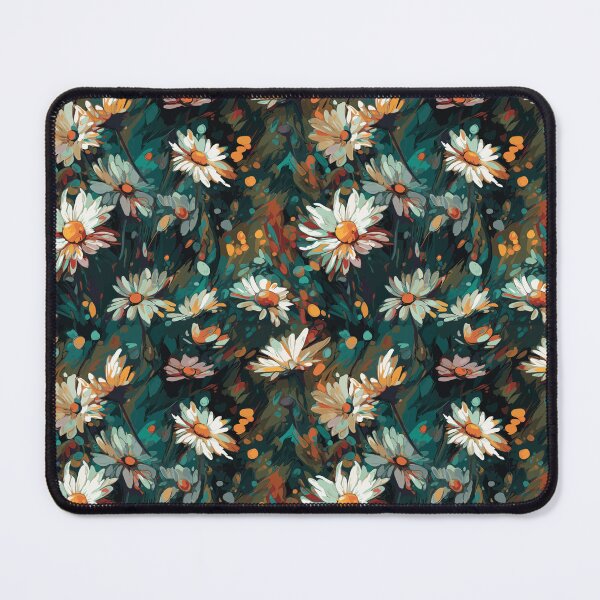 Item preview, Van Gogh-Inspired Daisies Pattern - Expressive Brushstrokes and Splashes of Paint designed and sold by TopArtsy.