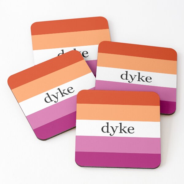 Item preview, Dyke / Simplified Lesbian Pride Flag designed and sold by MaddieMade.