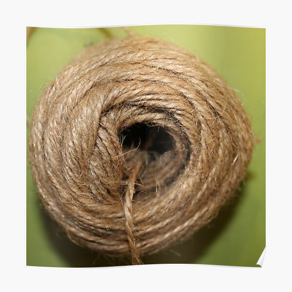 A coarse rope of natural material Poster