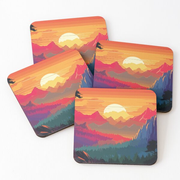 Item preview, Sunset over Landscape designed and sold by LoudmouthGaming.