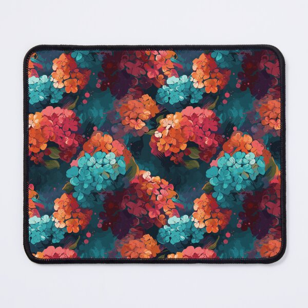 Item preview, Van Gogh-Inspired Hydrangeas Pattern - Expressive Strokes designed and sold by TopArtsy.