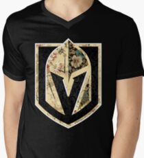 FLORALS - Golden Knights Men's V-Neck T-Shirt