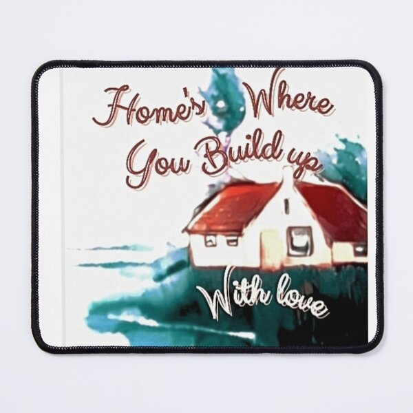 Item preview, Little Yellow House on the Riverbank Quote designed and sold by IvaRenee.