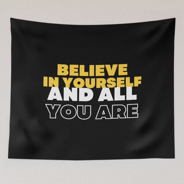 Artikelvorschau, Motivational, Inspirational Quotes - Believe In Yourself entworfen und verkauft von Chromatic-Art.