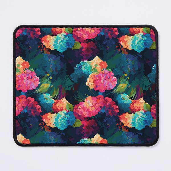 Item preview, Van Gogh-Inspired Hydrangeas Pattern - Bold Color Contrasts and Expressive Strokes designed and sold by TopArtsy.