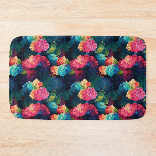 Item preview, Van Gogh-Inspired Hydrangeas Pattern - Bold Color Contrasts and Expressive Strokes designed and sold by TopArtsy.