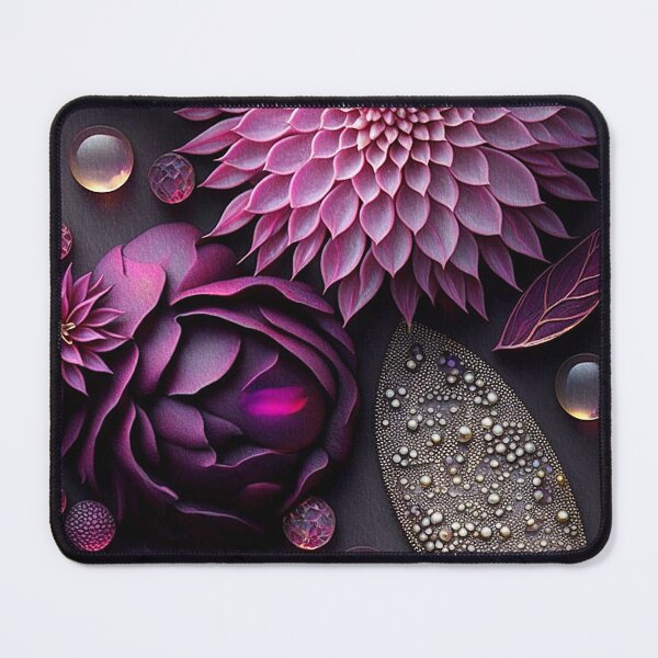 Item preview, Glittery Flower Gems,Pink Fuchsia designed and sold by GemstoneandLeaf.