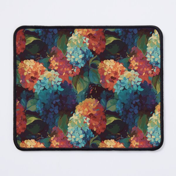 Item preview, Van Gogh-Inspired Hydrangeas Pattern - Expressive Strokes designed and sold by TopArtsy.