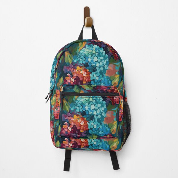 Item preview, Van Gogh-Inspired Hydrangeas Pattern - Textured Background and Expressive Strokes designed and sold by TopArtsy.