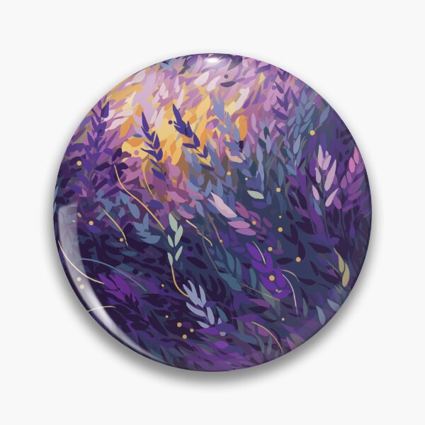 Item preview, Van Gogh-Inspired Lavender Pattern - Dreamy Swirls and Expressive Strokes designed and sold by TopArtsy.