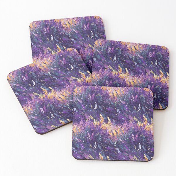 Item preview, Van Gogh-Inspired Lavender Pattern - Dreamy Swirls and Expressive Strokes designed and sold by TopArtsy.