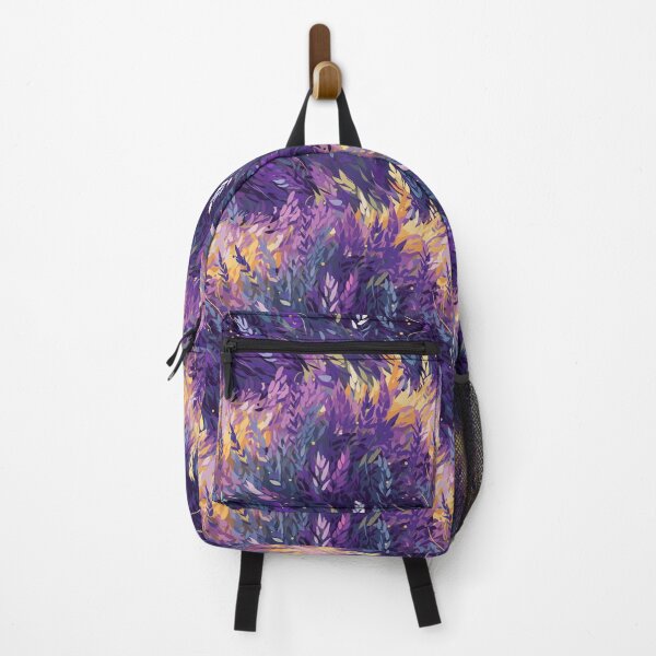 Item preview, Van Gogh-Inspired Lavender Pattern - Dreamy Swirls and Expressive Strokes designed and sold by TopArtsy.