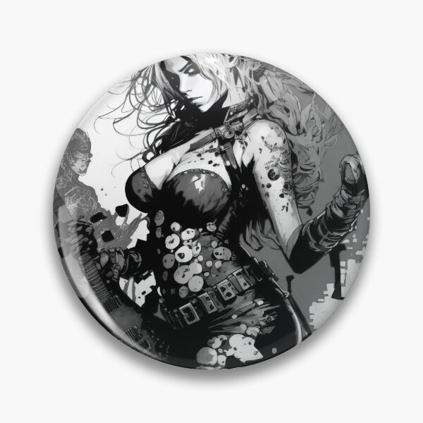Item preview, ROCKER GIRL LEATHER SUIT SPLASH ELECTRIC GUITAR DESTROYER designed and sold by ogirdorgraphics.