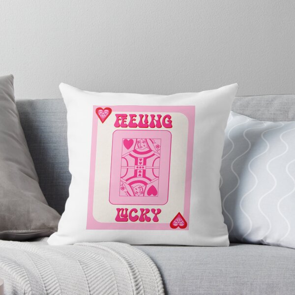Item preview, feeling lucky! - pink and red designed and sold by Julia Santos.