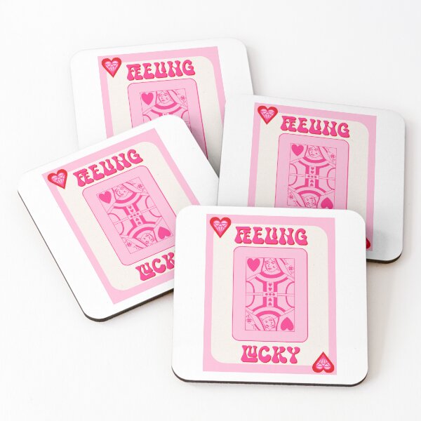Item preview, feeling lucky! - pink and red designed and sold by Julia Santos.
