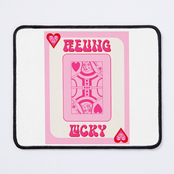 Item preview, feeling lucky! - pink and red designed and sold by Julia Santos.