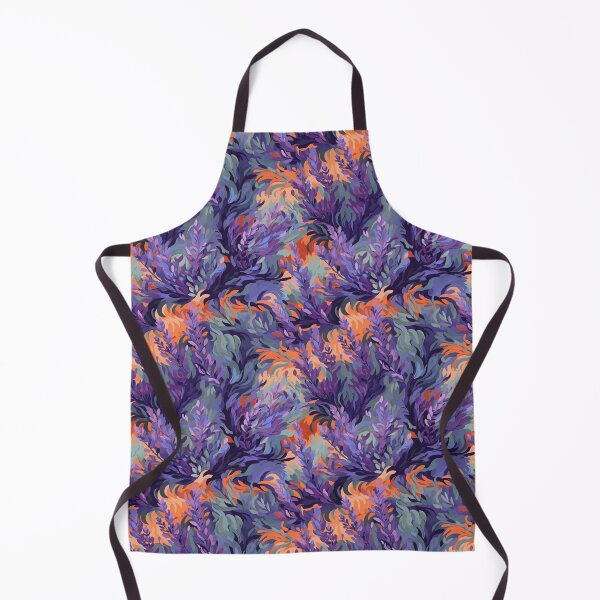 Item preview, Van Gogh-Inspired Lavender Pattern - Expressive Strokes designed and sold by TopArtsy.