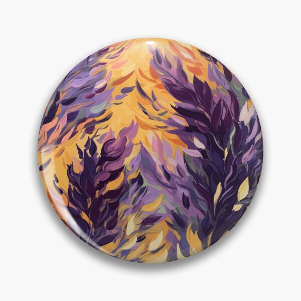 Item preview, Van Gogh-Inspired Lavender Pattern - Bold Color Contrasts and Expressive Strokes designed and sold by TopArtsy.